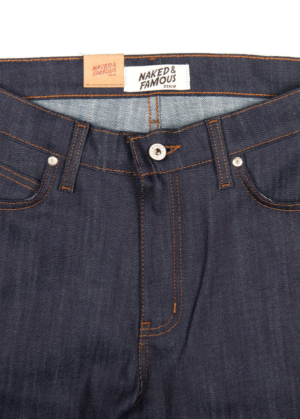 Men's Naked & Famous Denim - Stacked Guy in Indigo Power Stretch Men's Naked & Famous Denim - Stacked Guy in Indigo Power Stretch