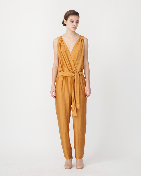 Sessun Victoire Jumpsuit in Mustard Sessun Victoire Jumpsuit in Mustard