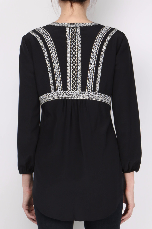 Veronica Beard Loreto V-Neck Top Veronica Beard Loreto V-Neck Top
