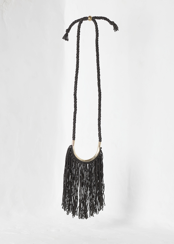 Erin Considine Lunate Fringe - black Erin Considine Lunate Fringe - black