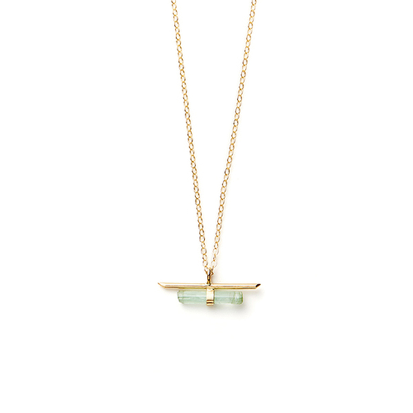 Jené DeSpain Nova Bar Necklace in Goldfill Jené DeSpain Nova Bar Necklace in Goldfill
