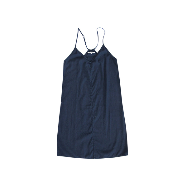 ALI GOLDEN SLIP DRESS - DEEP NAVY ALI GOLDEN SLIP DRESS - DEEP NAVY