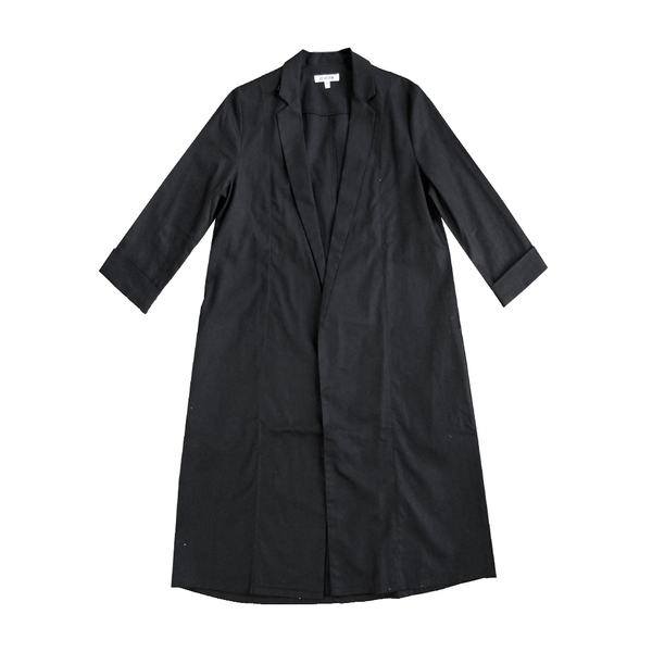 NOTCH COLLAR JACKET - BLACK NOTCH COLLAR JACKET - BLACK
