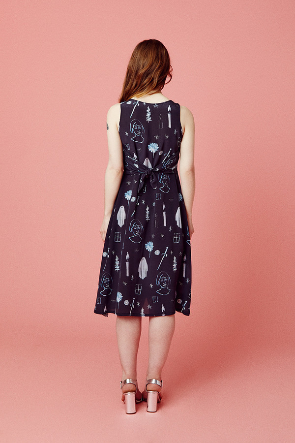 Samantha Pleet Nightfall Dress - Premonition Print Samantha Pleet Nightfall Dress - Premonition Print