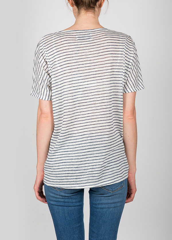 Objects Without Meaning - Basia Tee in Chalk Stripe Objects Without Meaning - Basia Tee in Chalk Stripe