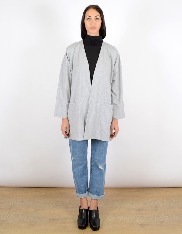Kowtow Gesture Cardigan Grey Marle Kowtow Gesture Cardigan Grey Marle