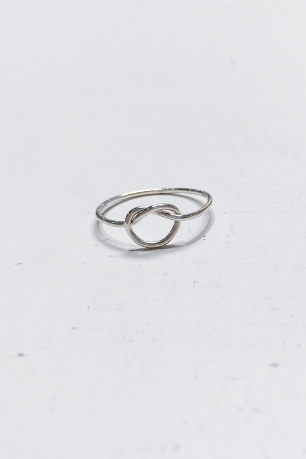 Bario Neal Knotted Rush Ring - Sterling Silver Bario Neal Knotted Rush Ring - Sterling Silver