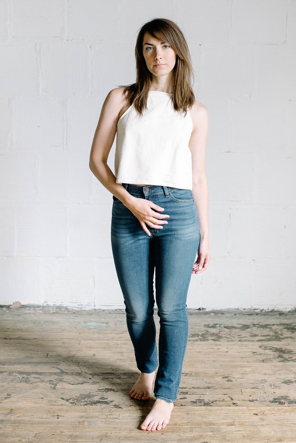 Hackwith Design House Mo Tank - Cream Hackwith Design House Mo Tank - Cream