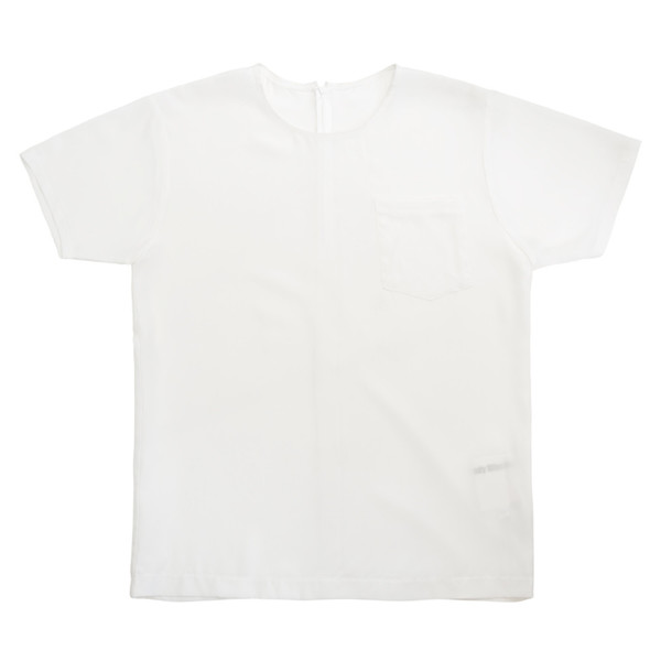 White T-Shirt in Silk White T-Shirt in Silk