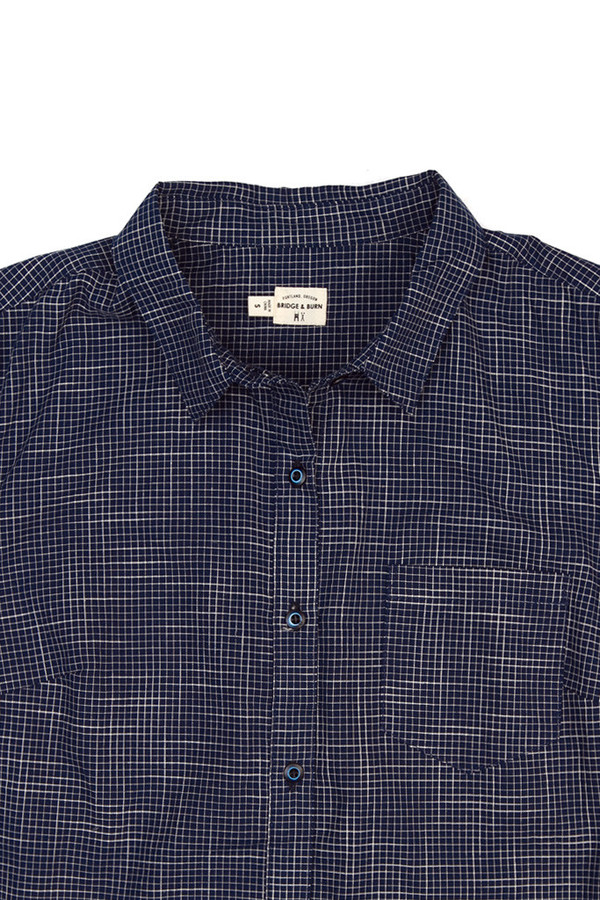 Bridge & Burn Loren Navy Grid Bridge & Burn Loren Navy Grid