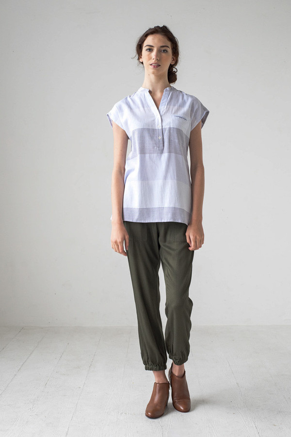 Bridge & Burn Newell White Plaid Bridge & Burn Newell White Plaid