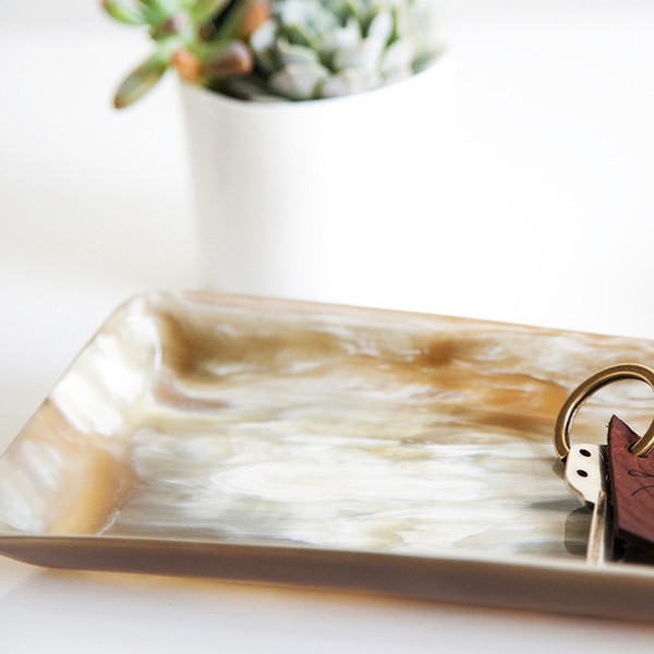 Rose & Fitzgerald Horn Heirloom Tray Rose & Fitzgerald Horn Heirloom Tray