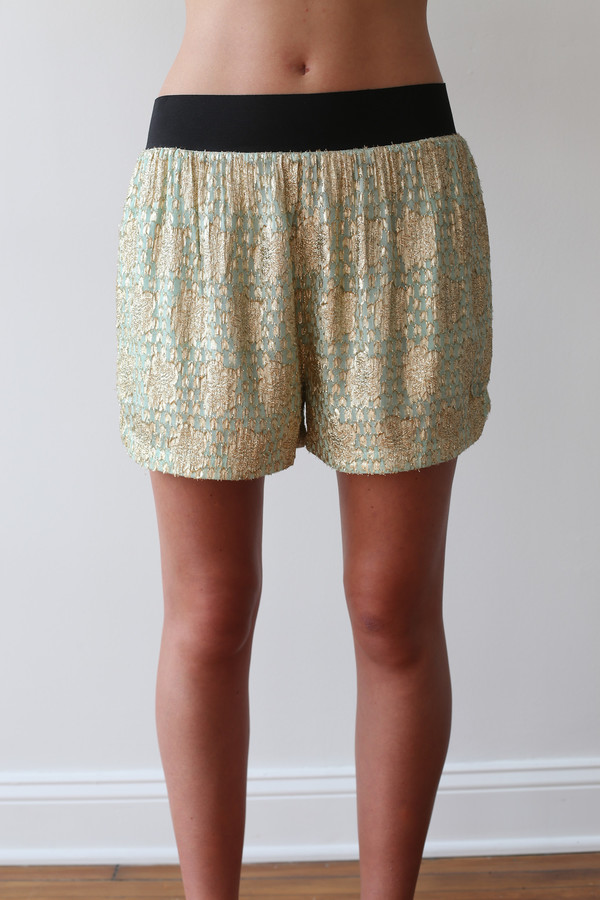 Ganni Emiko Jacquard Shorts Ganni Emiko Jacquard Shorts