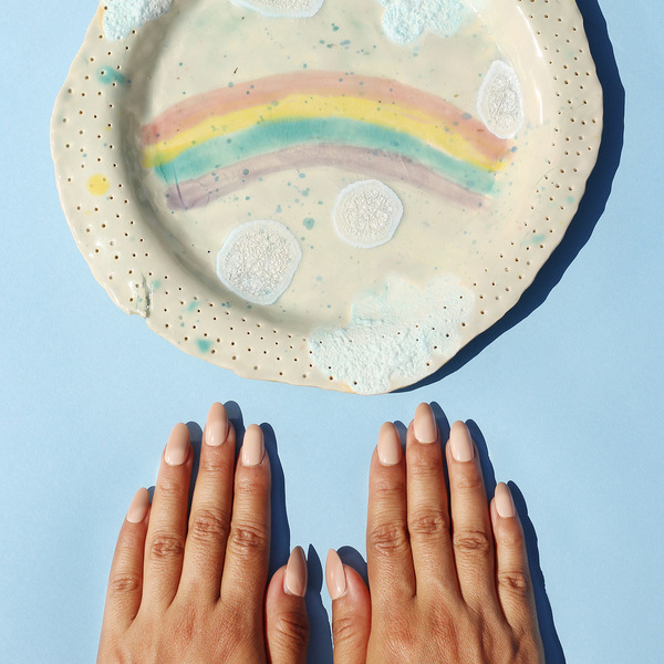 Minhs Little Pot Shop of Curiosities RAINBOW PLATE Minhs Little Pot Shop of Curiosities RAINBOW PLATE