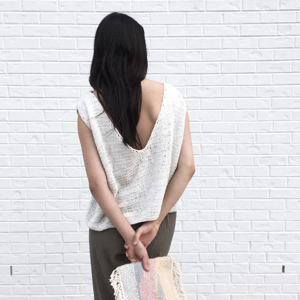 Rue Stiic - Crochet V Back Top Rue Stiic - Crochet V Back Top