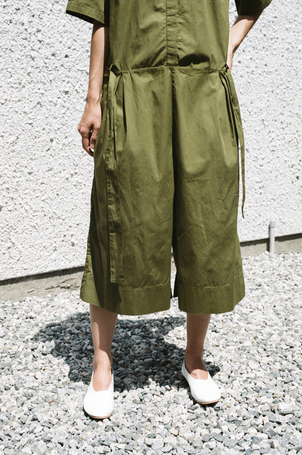 Kowtow Pen to Paper Jumpsuit - olive Kowtow Pen to Paper Jumpsuit - olive
