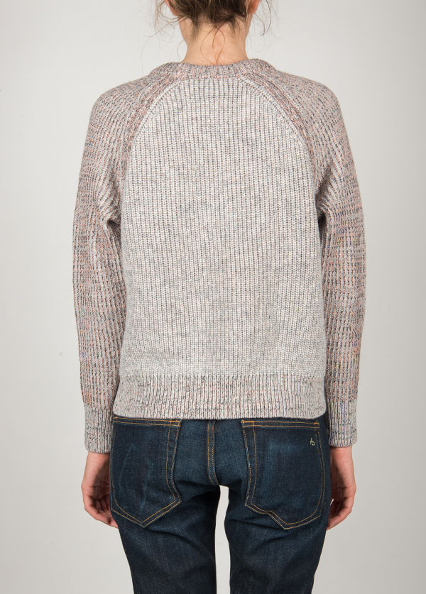 Rag & Bone - Addison Pullover in Light Grey Melange Rag & Bone - Addison Pullover in Light Grey Melange