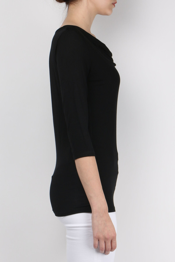 Majestic 3/4 Sleeve Drape Top Majestic 3/4 Sleeve Drape Top