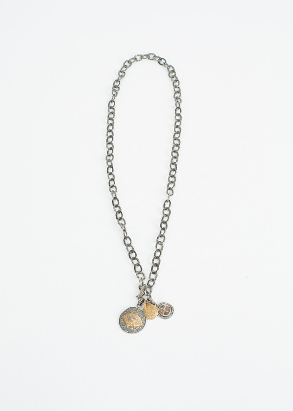 Jewels by Piper Evil Eye Diamond Necklace Jewels by Piper Evil Eye Diamond Necklace