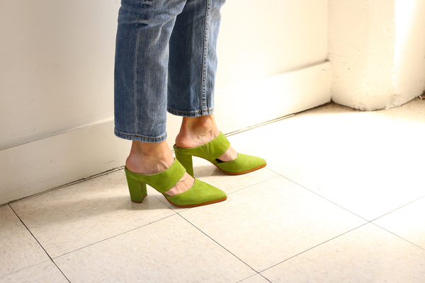 Intentionally Blank MISSY GREEN SUEDE Intentionally Blank MISSY GREEN SUEDE