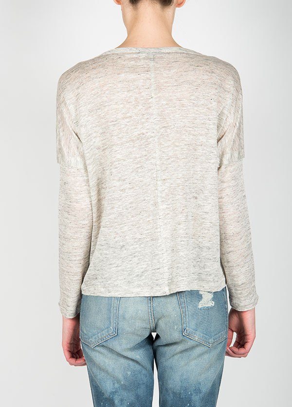 Rag & Bone - Deal Long Sleeve Tee in Fog Rag & Bone - Deal Long Sleeve Tee in Fog