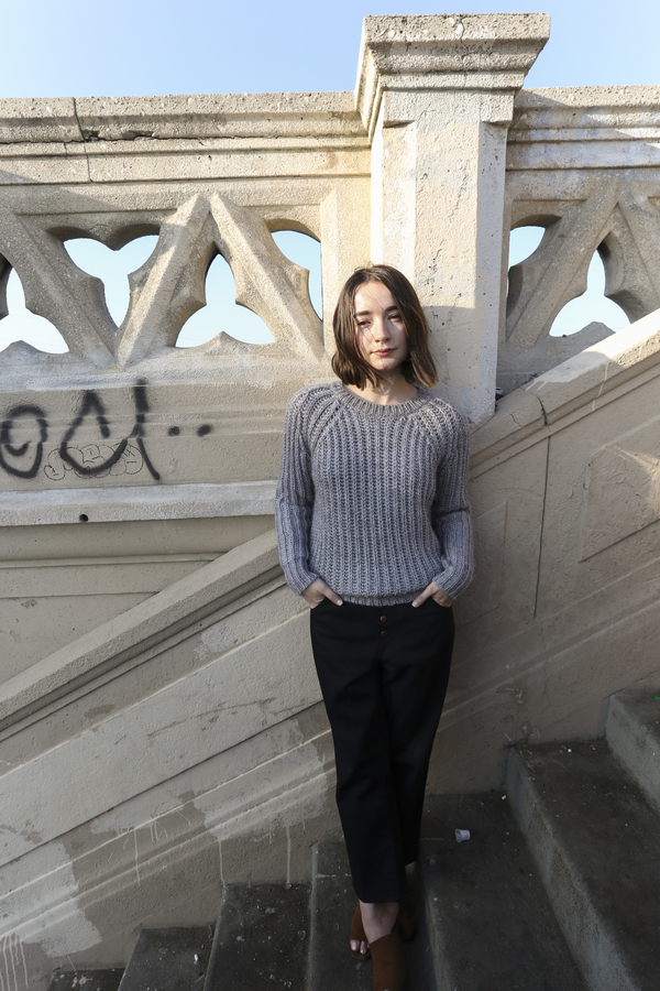 PRE-ORDER - Objects Without Meaning Rib Sweater, Grey PRE-ORDER - Objects Without Meaning Rib Sweater, Grey