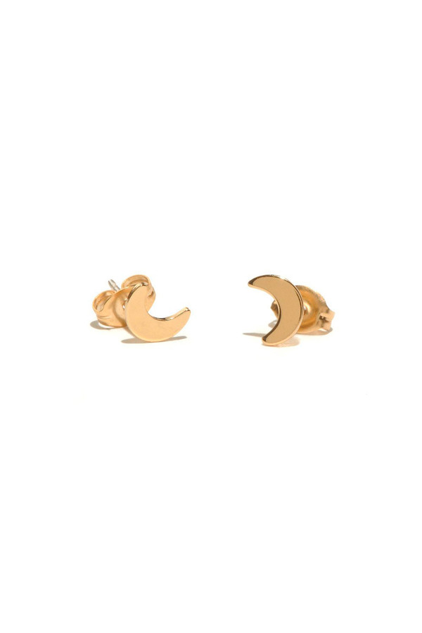 Bing Bang NYC Little Moon Studs 14k Bing Bang NYC Little Moon Studs 14k