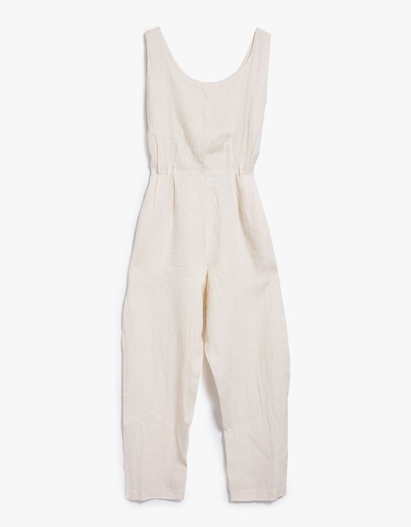 Black Crane Overall - Cream Black Crane Overall - Cream