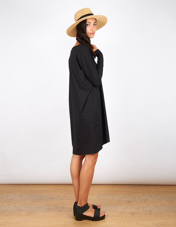 Kowtow Building Block Oversized Dress Black Kowtow Building Block Oversized Dress Black