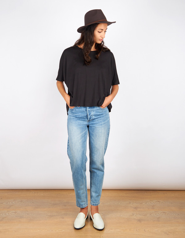 Kowtow Building Block Oversized Top Black Kowtow Building Block Oversized Top Black