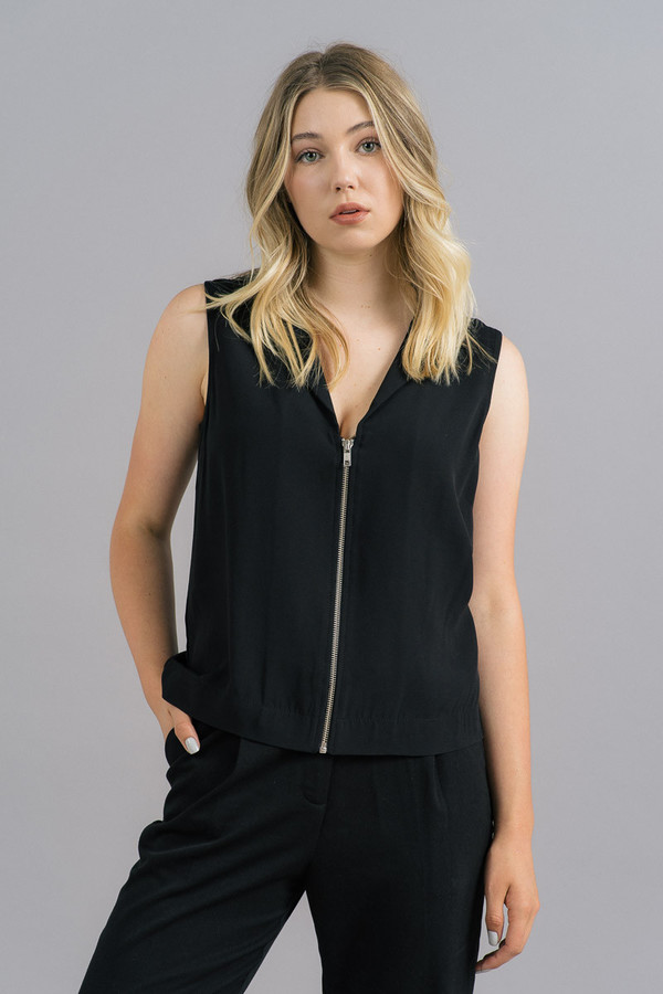 Ganni Kamiko Sleeveless Shirt Ganni Kamiko Sleeveless Shirt