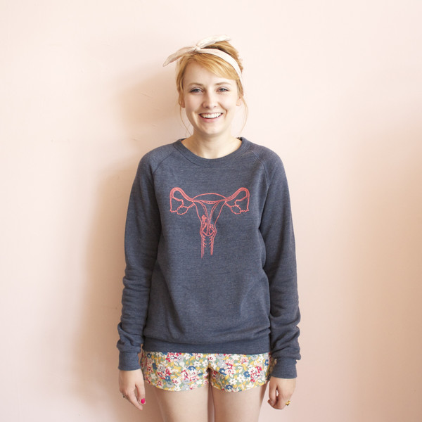 Rachel Antonoff Female Reproductive System Sweatshirt Rachel Antonoff Female Reproductive System Sweatshirt