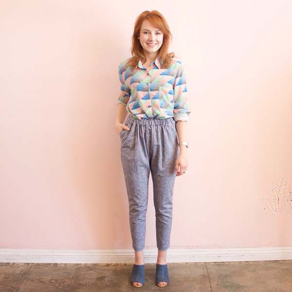 Jill Aiko Yee Garden pants - chambray Jill Aiko Yee Garden pants - chambray