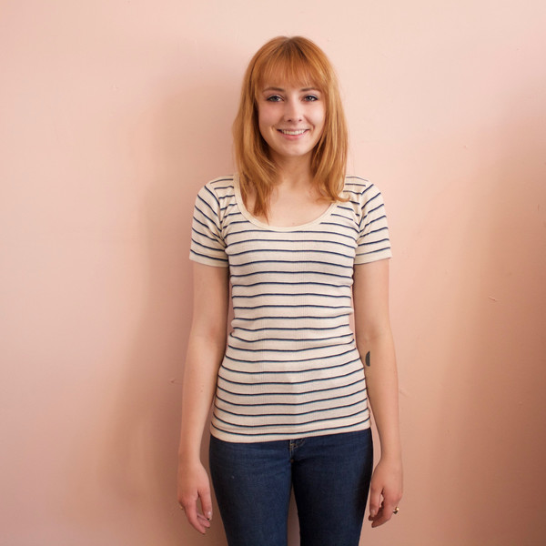 Curator Maisie tee - blue Curator Maisie tee - blue
