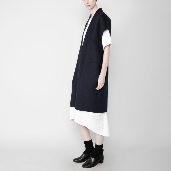 7115 by Szeki Reversible Kimono Vest FW16 7115 by Szeki Reversible Kimono Vest FW16