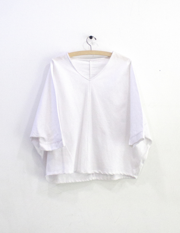 Priory Otaru Top White Flannel Priory Otaru Top White Flannel