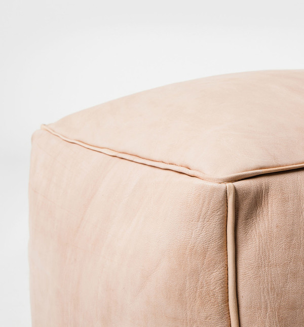 MindaHome Cube Leather Pouf MindaHome Cube Leather Pouf