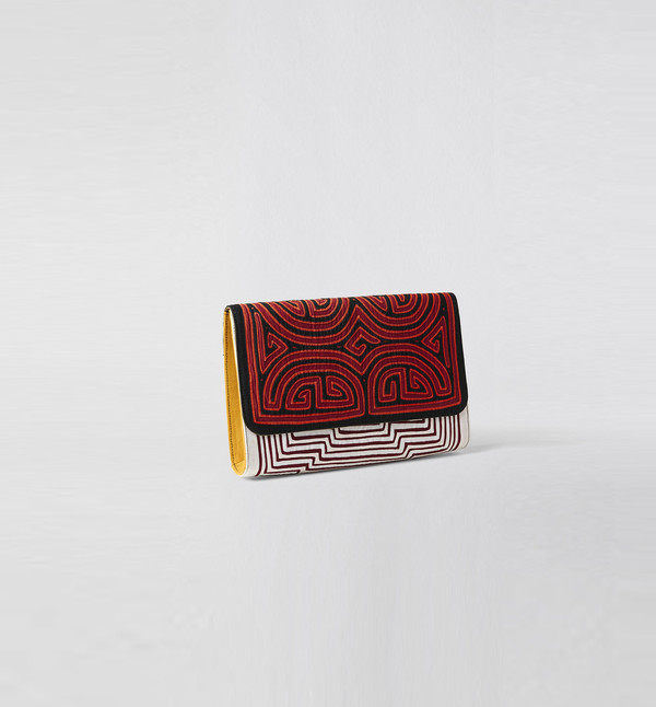 Mola Sasa Mola Vintage Clutch Orange Mola Sasa Mola Vintage Clutch Orange