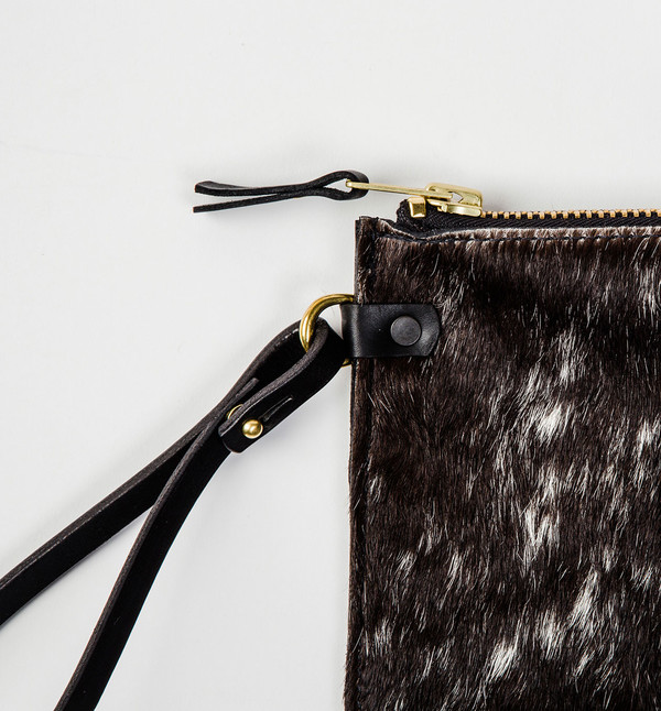 CHC Salt & Pepper Lune Clutch CHC Salt & Pepper Lune Clutch