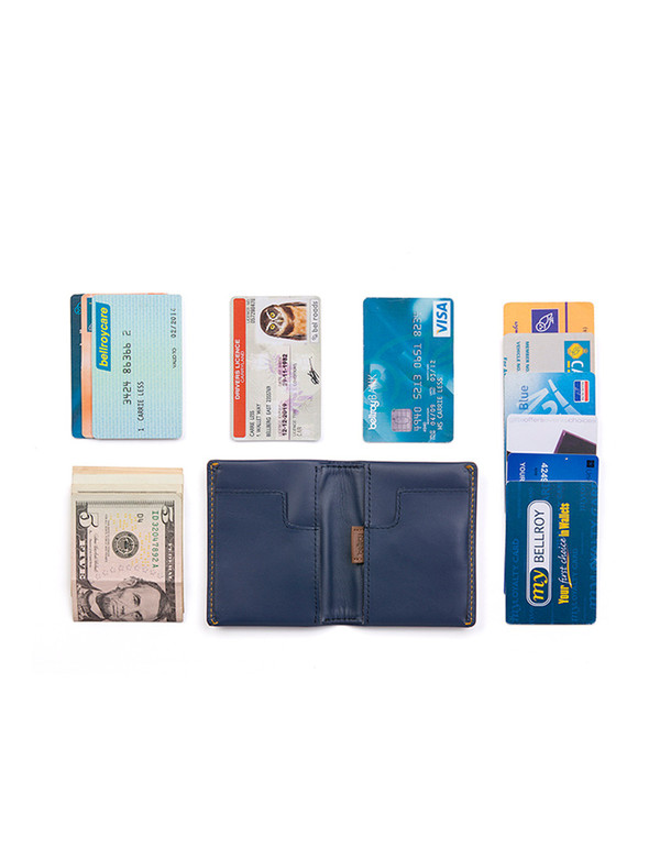 Bellroy Slim Sleeve Wallet Blue Steel Bellroy Slim Sleeve Wallet Blue Steel