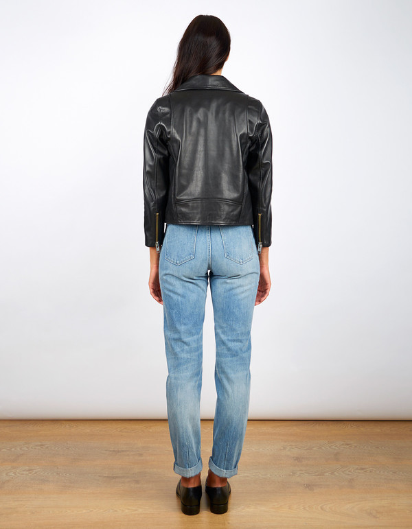 Ganni Passion Biker Jacket Black Ganni Passion Biker Jacket Black