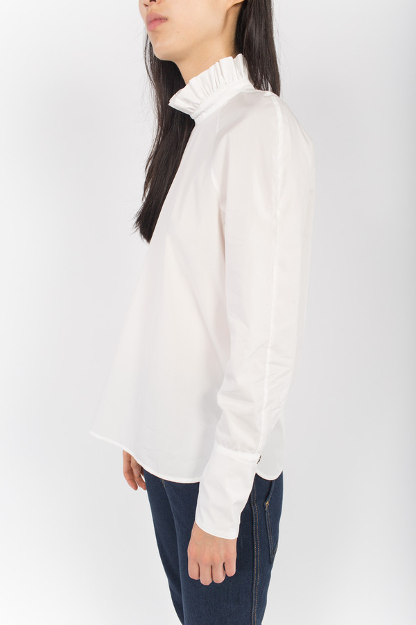 Suzanne Rae Ruffle Neck Raglan Top Suzanne Rae Ruffle Neck Raglan Top