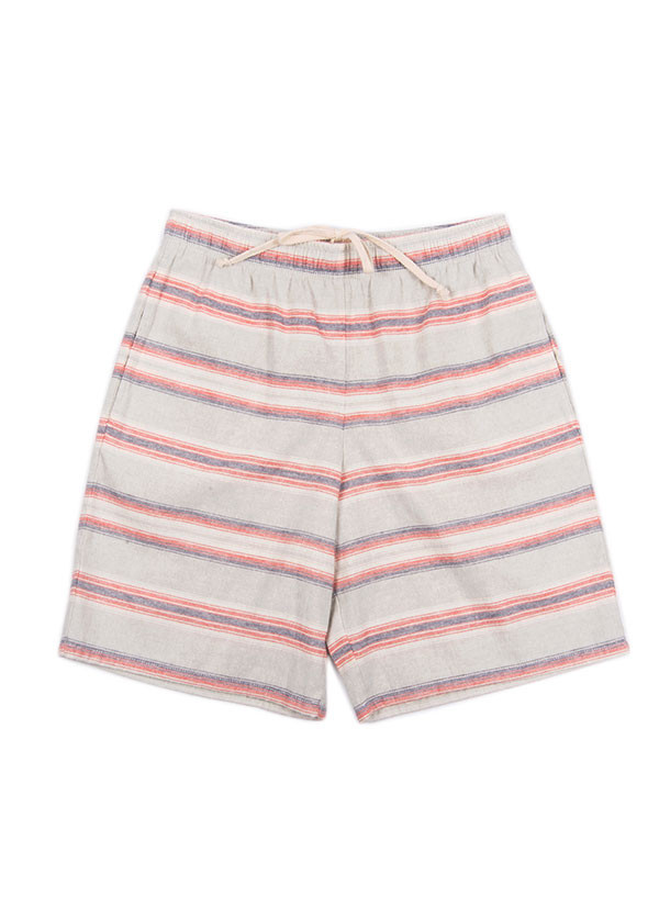 The West is Dead - Men's New Mexico Short in Grey & Red Stripe The West is Dead - Men's New Mexico Short in Grey & Red Stripe