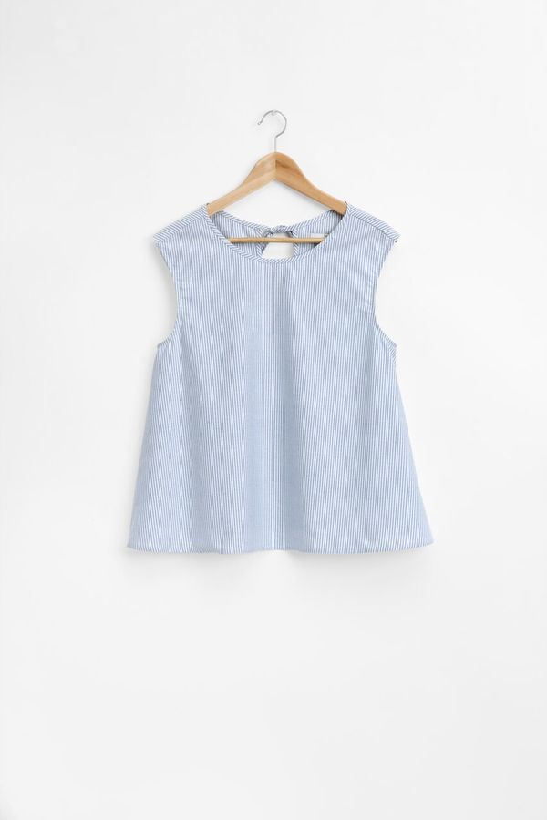 The Sleep Shirt Classic Top Blue Oxford Stripe The Sleep Shirt Classic Top Blue Oxford Stripe
