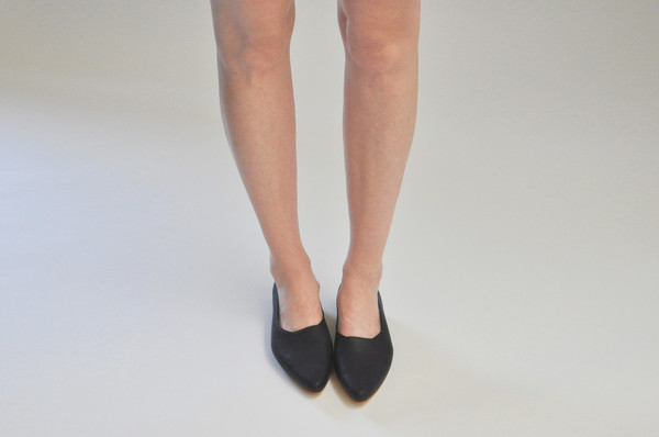 The Palatines Shoes Paratus High Vamp Wedge - Black The Palatines Shoes Paratus High Vamp Wedge - Black