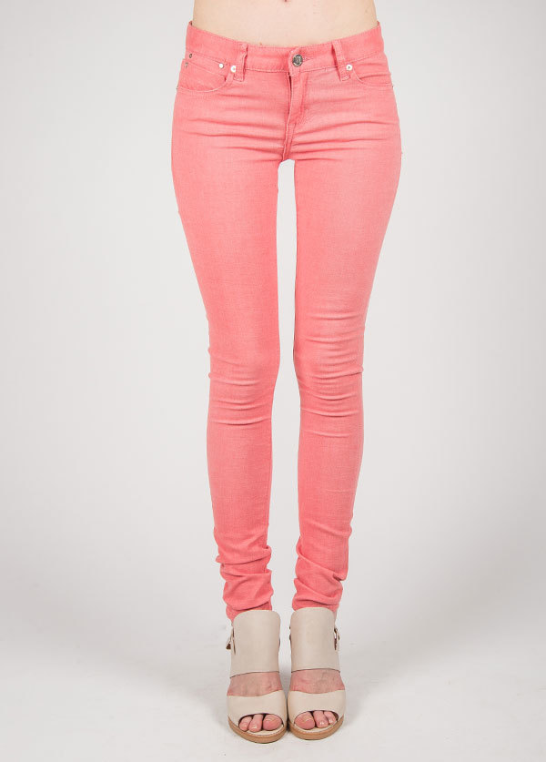 Williamsburg Garment Company - Bedford Ave Skinny in Coral Williamsburg Garment Company - Bedford Ave Skinny in Coral