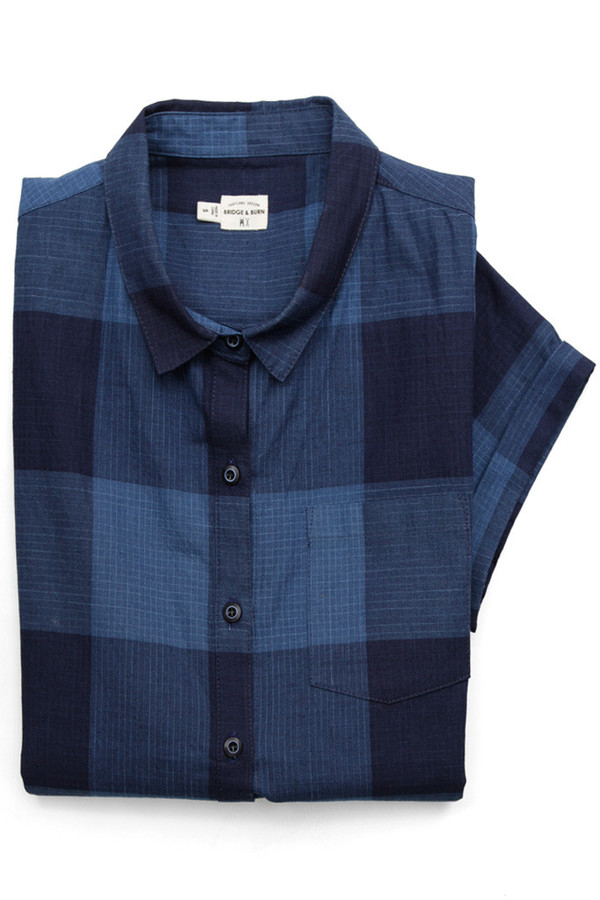 Bridge & Burn Bea Indigo Plaid Bridge & Burn Bea Indigo Plaid