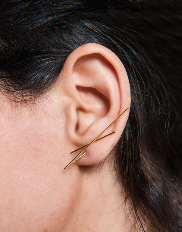 MAU JEWELRY Angle Lobe Cuff MAU JEWELRY Angle Lobe Cuff