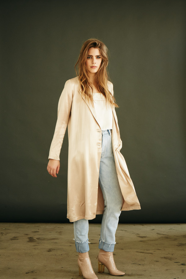 BETWEEN TEN Lora Duster - Champagne BETWEEN TEN Lora Duster - Champagne