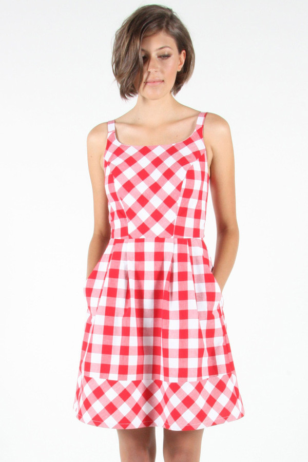 Birds of North America Firecrown Dress (Red) POP-UP SALE Birds of North America Firecrown Dress (Red) POP-UP SALE